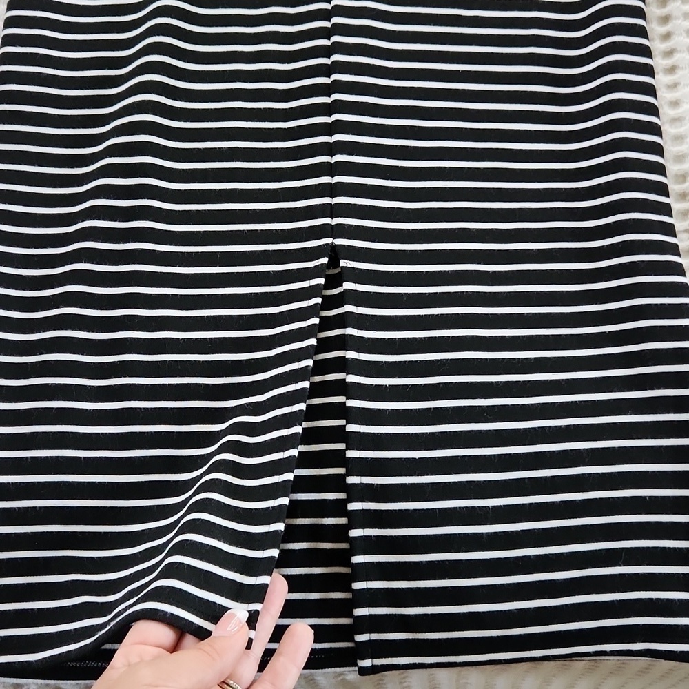 Bodycon striped dress size L Concert Date Night Party Y2K Blokecore - Picture 5 of 5
